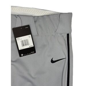 NWT Nike Team Men's 3XL Gray Baseball Pants Piped Athletic